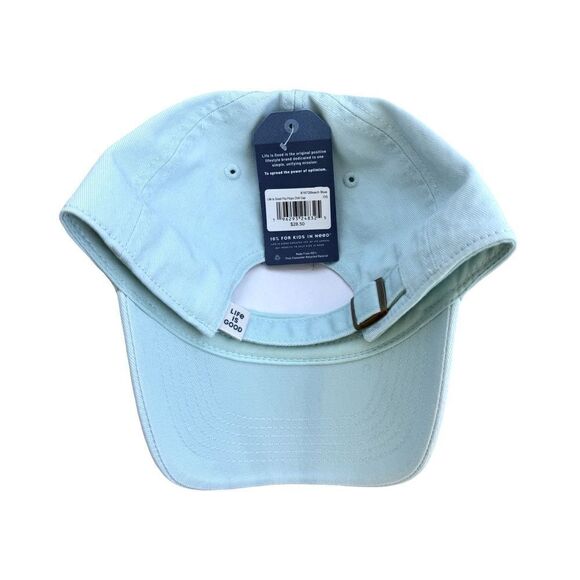 Life is Good Flip Flops Beach Blue 6 Panel Cap Unisex OSFM NWT - Picture 5 of 6